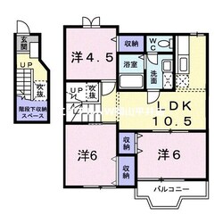 シャルマン・シャトレＢの物件間取画像